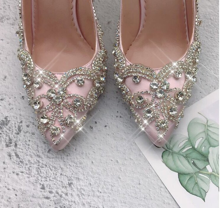 Swarovski Crystal Rhinestone Bling Wedding Shoes