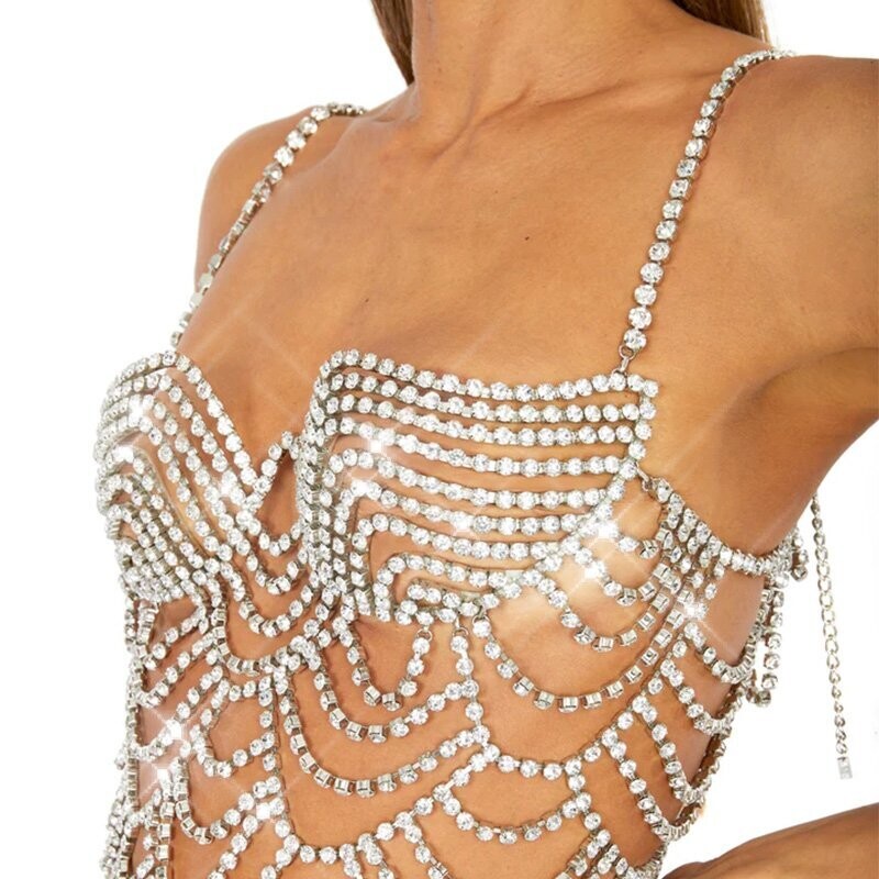 Swarovski Crystal Rhinestone Bling Dress: Shelly