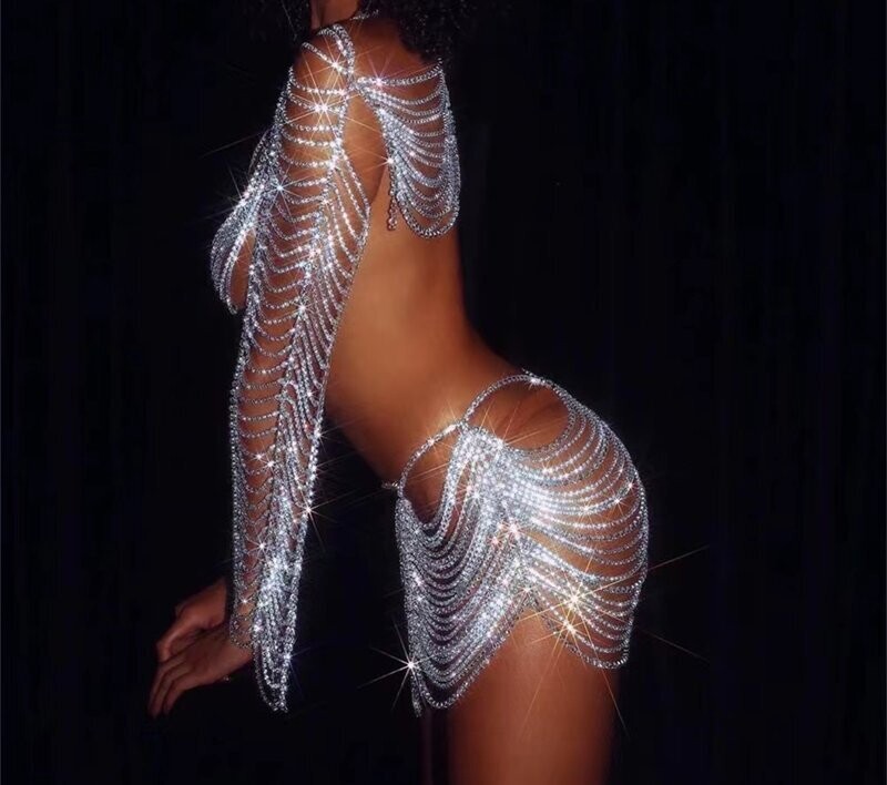 Swarovski Crystal Rhinestone Bling Dress