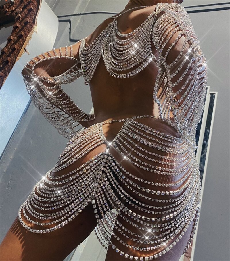 Swarovski Crystal Rhinestone Bling Dress