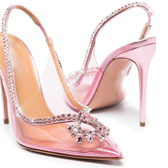 Swarovski Crystal Rhinestone Cinderella Bling Wedding Shoes