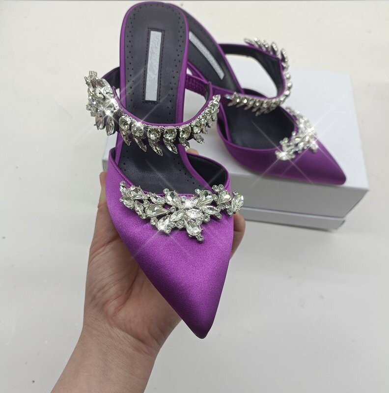 Swarovski Crystal Rhinestone Cinderella Bling Wedding Shoes