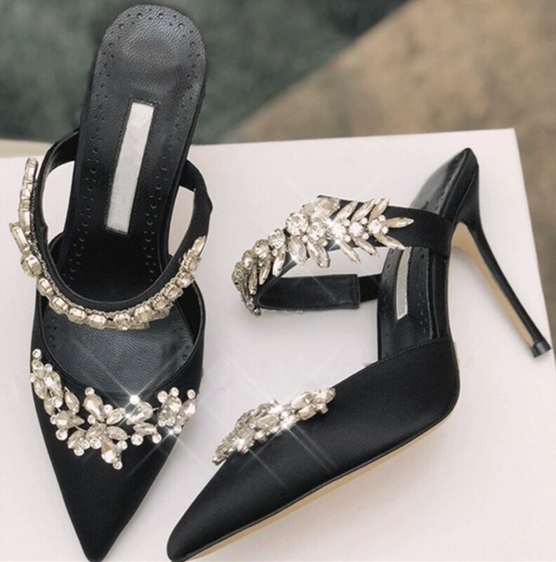 Swarovski Crystal Rhinestone Cinderella Bling Wedding Shoes