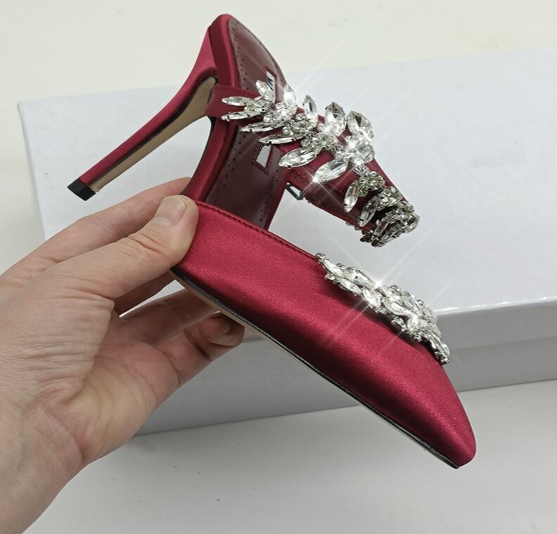Swarovski Crystal Rhinestone Cinderella Bling Wedding Shoes