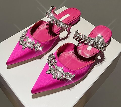 Swarovski Crystal Rhinestone Cinderella Bling Wedding Shoes
