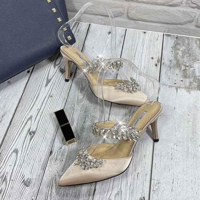 Swarovski Crystal Rhinestone Cinderella Bling Wedding Shoes