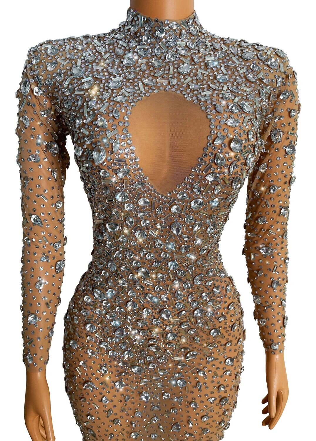 Swarovski Crystal Rhinestone Bling Gown