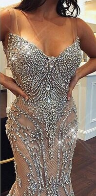 Swarovski Crystal Rhinestone Bling Gown