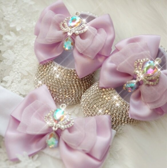 Swarovski Crystal Rhinestone Bling Baby Princess Shoes