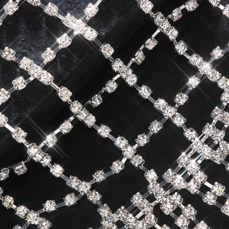 Swarovski Crystal Rhinestone Bling Wig Hair Accessories