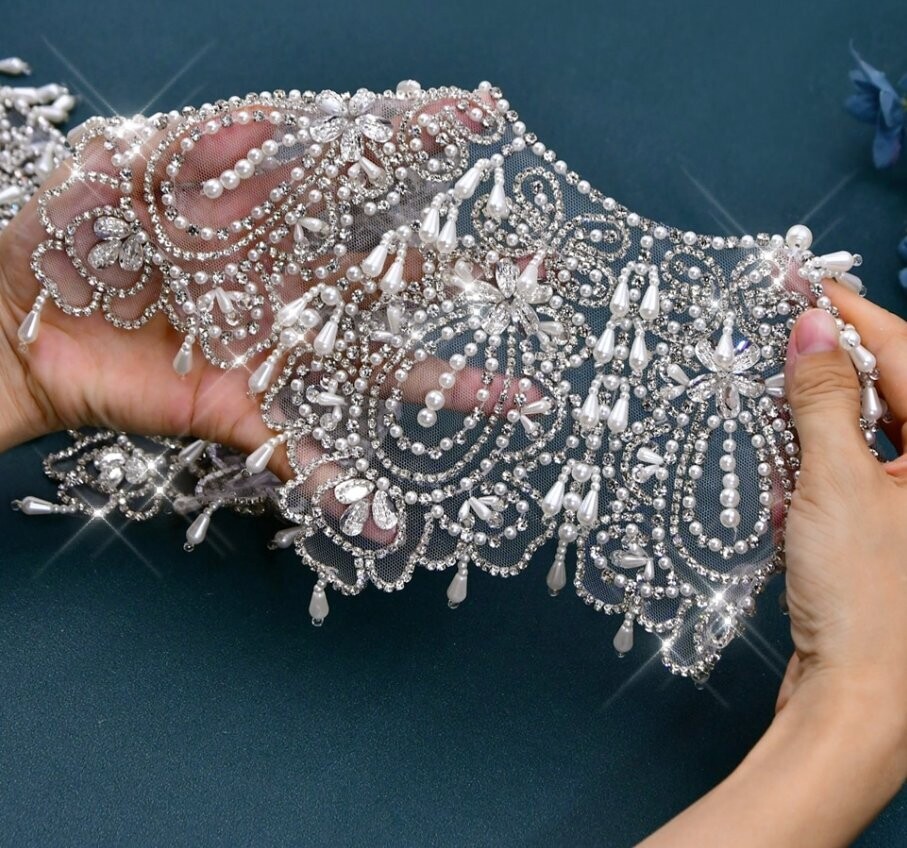 Swarovski Crystal Rhinestone Bling Shoulder Necklace Bolero