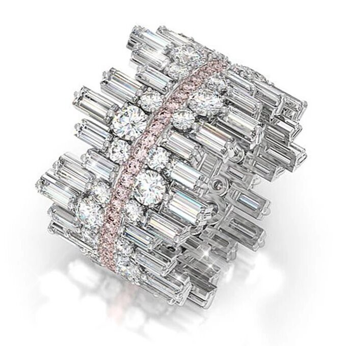 Swarovski Crystal Rhinestone Bling Cocktail Ring