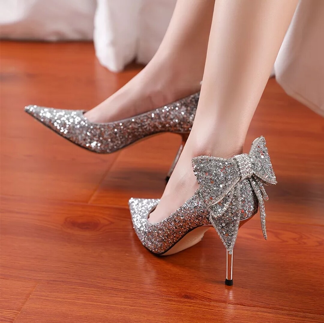 Swarovski Crystal Rhinestone Glitter Bling Wedding Shoes