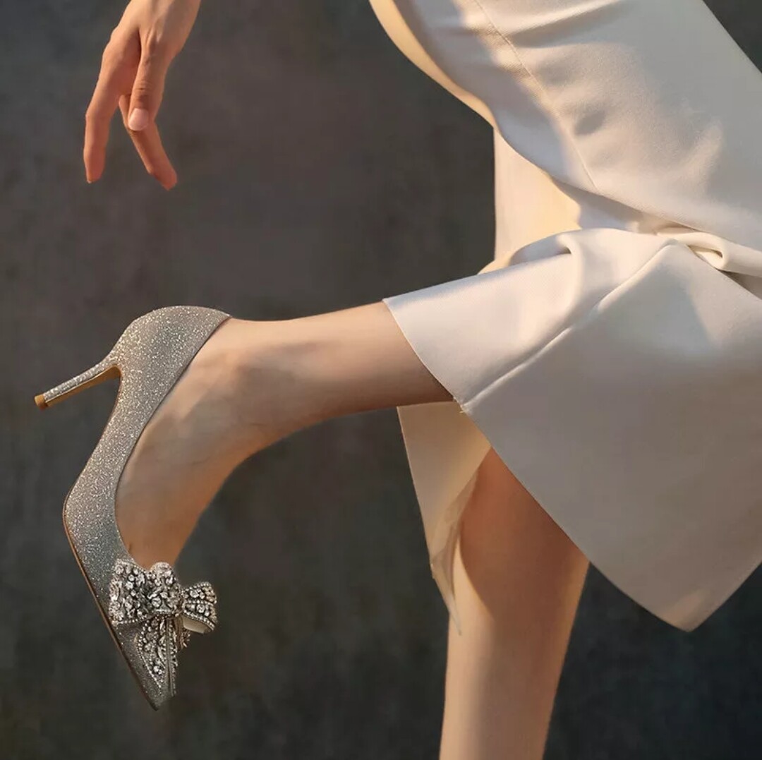 Swarovski Crystal Rhinestone Glitter Bling Wedding Shoes