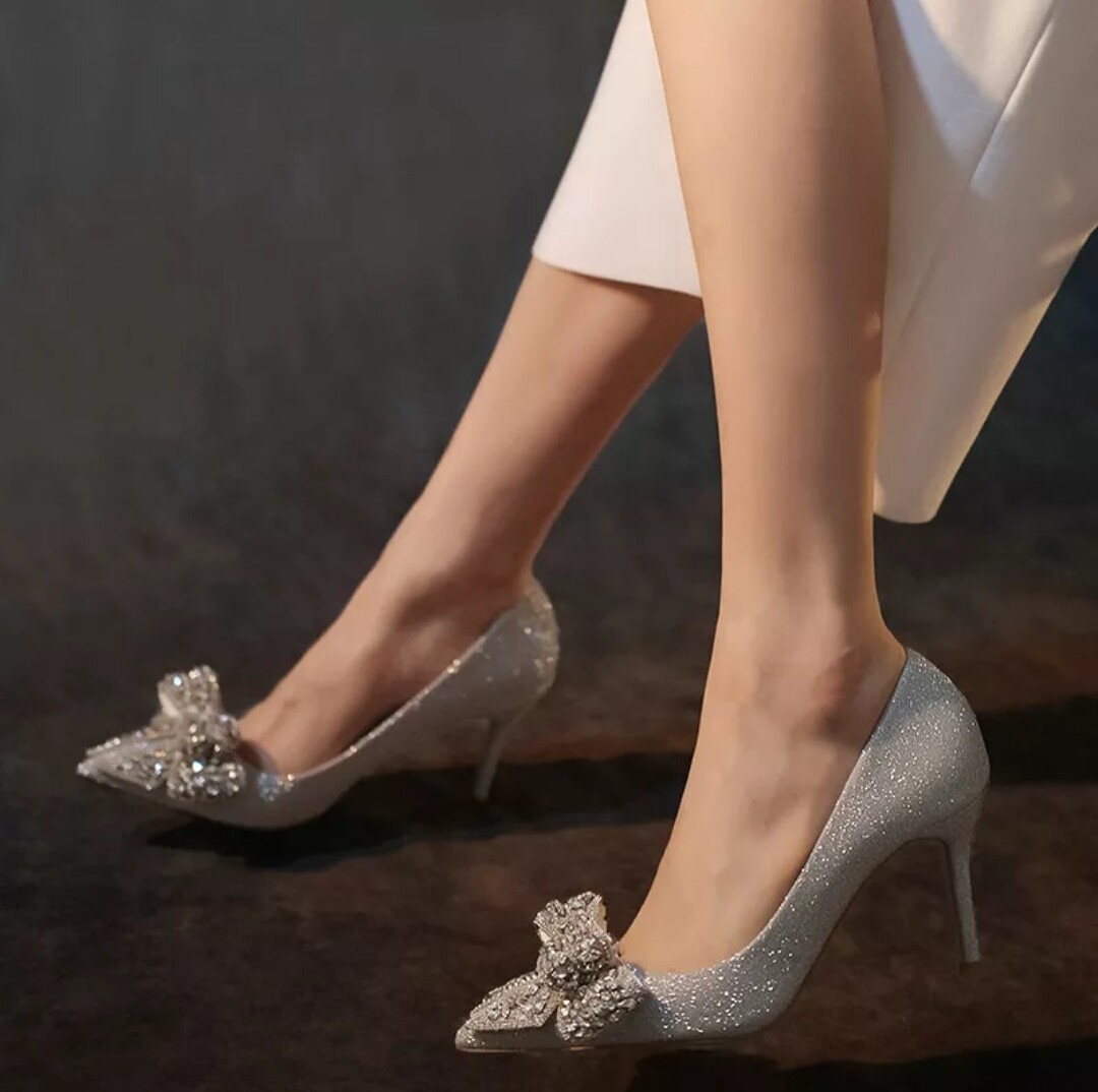 Swarovski Crystal Rhinestone Glitter Bling Wedding Shoes