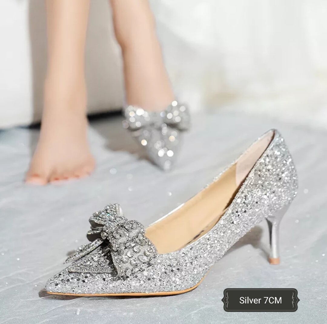 Swarovski Crystal Rhinestone Glitter Bling Wedding Shoes