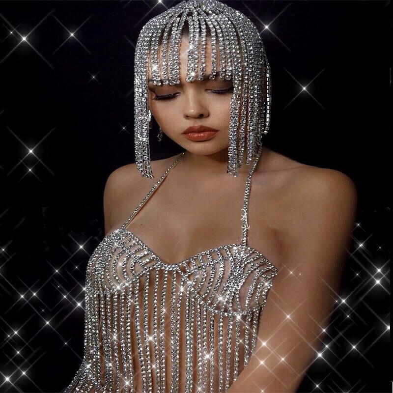 Swarovski Crystal Rhinestone Bling Dress: Stardust