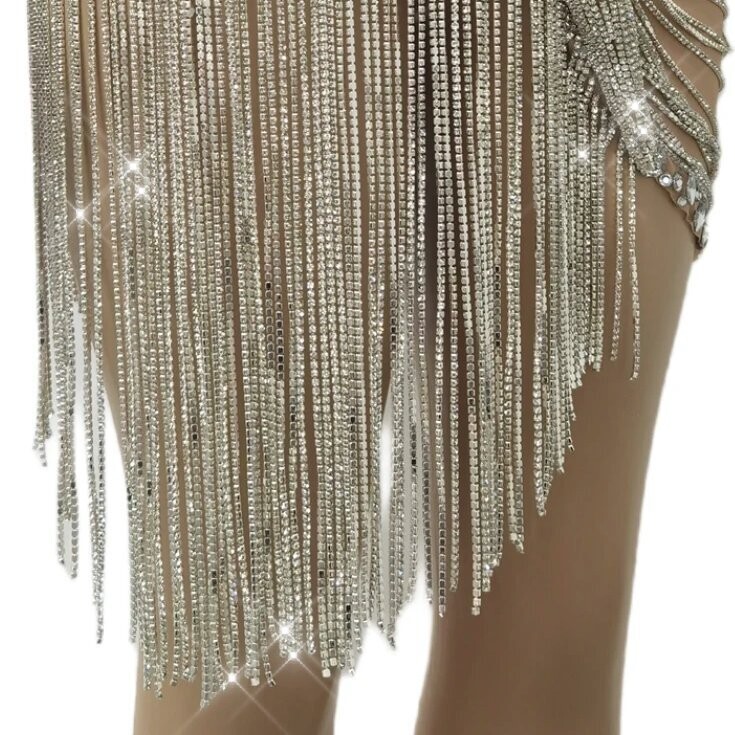 Swarovski Crystal Rhinestone Bling Dress: Maya