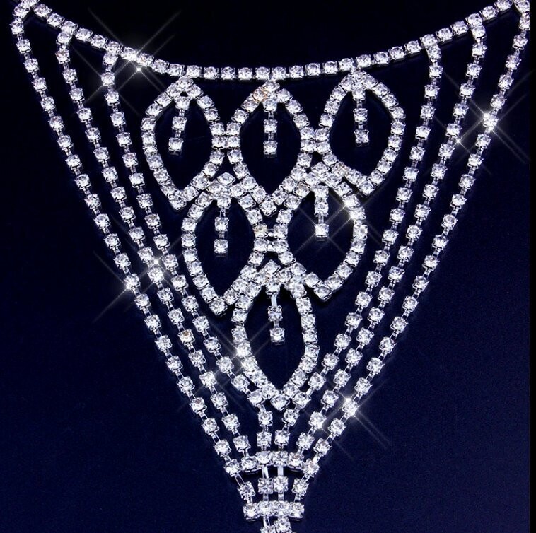 Swarovski Crystal Rhinestone Bling Bikini