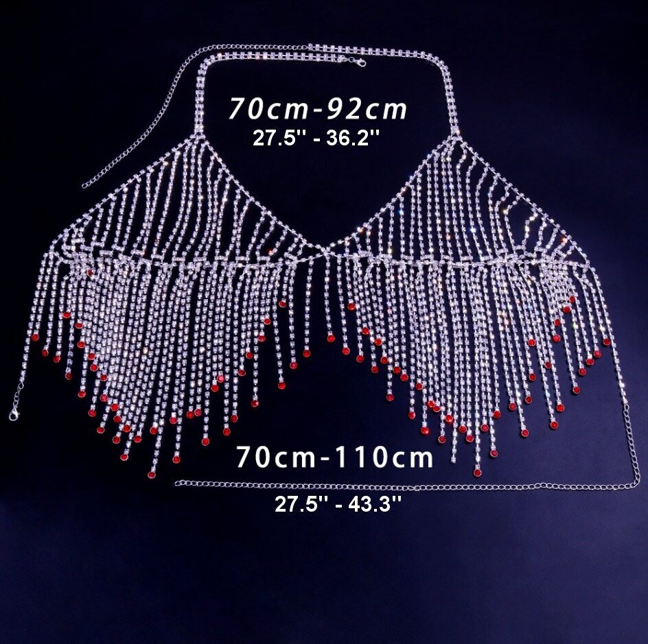 Swarovski Crystal Rhinestone Bling Halter Top