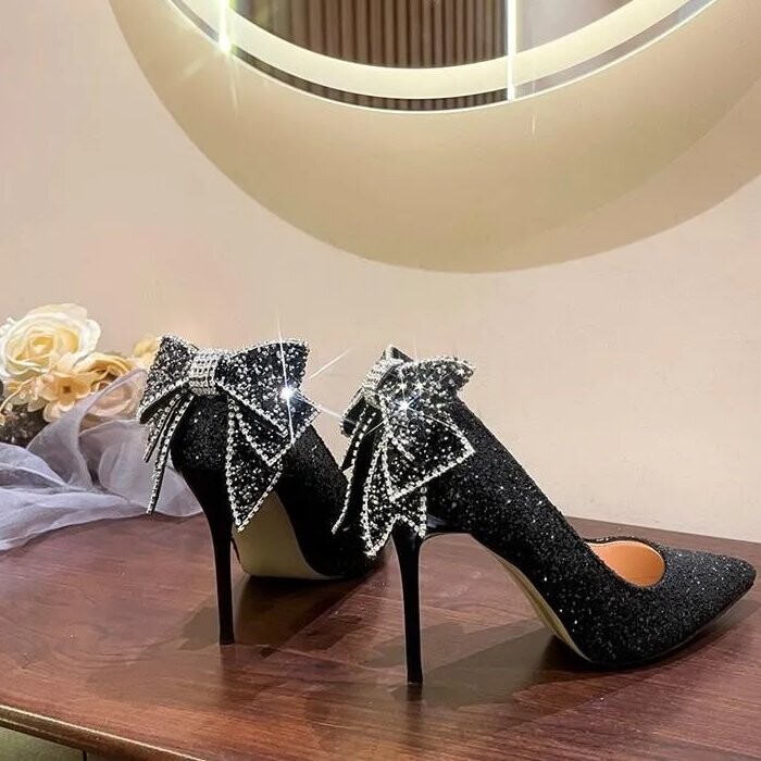 Swarovski Crystal Rhinestone Glitter Bling Wedding Shoes