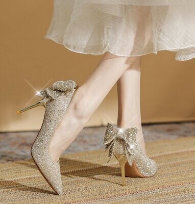 Swarovski Crystal Rhinestone Glitter Bling Wedding Shoes