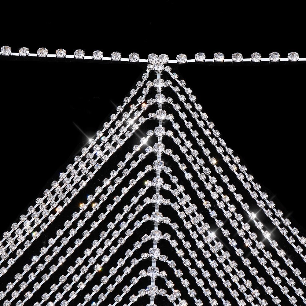 Swarovski Crystal Rhinestone Bling Halter Top