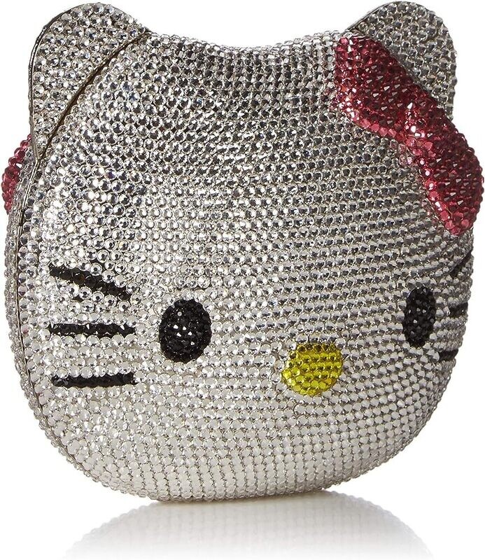 Swarovski Crystal Rhinestone Bling Hello Kitty Purse