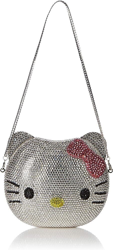 Swarovski Crystal Rhinestone Bling Hello Kitty Purse