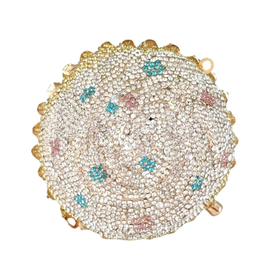 Swarovski Crystal Rhinestone Bling Cupcake Purse