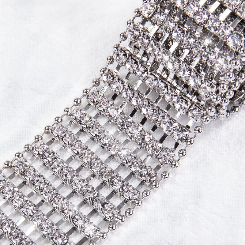 Swarovski Crystal Rhinestone Bling Belt Rectangle Buckle