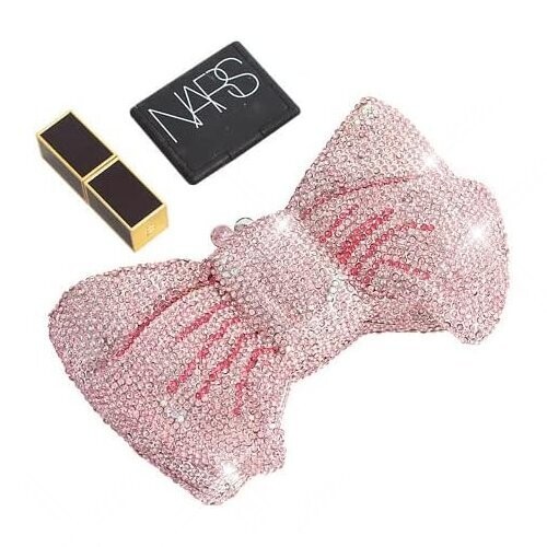 Swarovski Crystal Rhinestone Bling Bow Purse