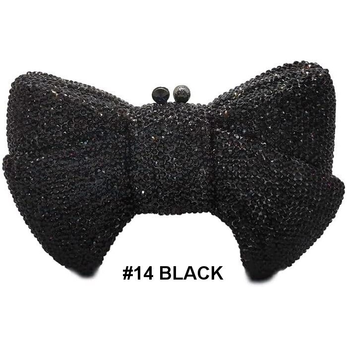 Swarovski Crystal Rhinestone Bling Bow Purse