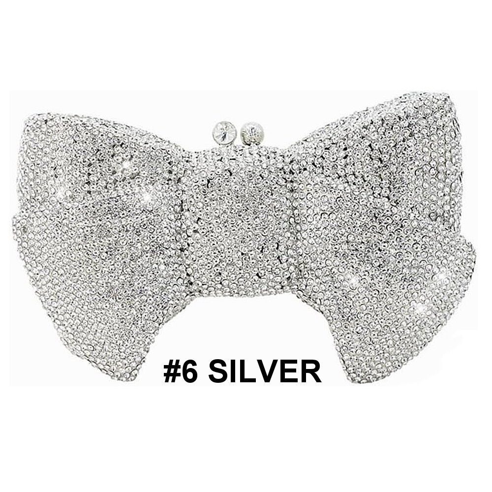 Swarovski Crystal Rhinestone Bling Bow Purse