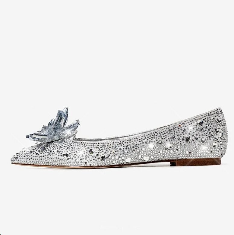 Swarovski Crystal Rhinestone Cinderella Bling Wedding Shoes