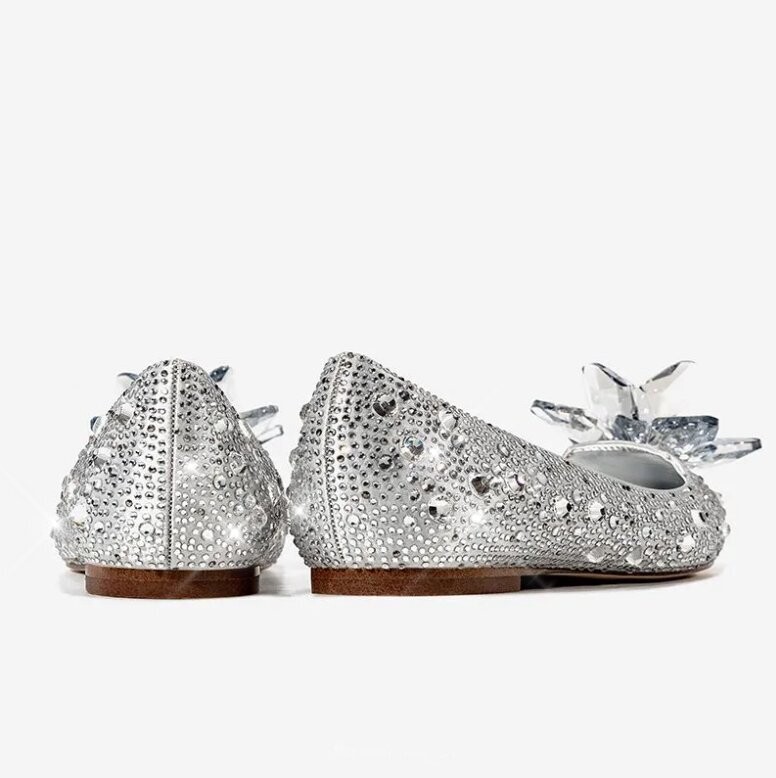 Swarovski Crystal Rhinestone Cinderella Bling Wedding Shoes