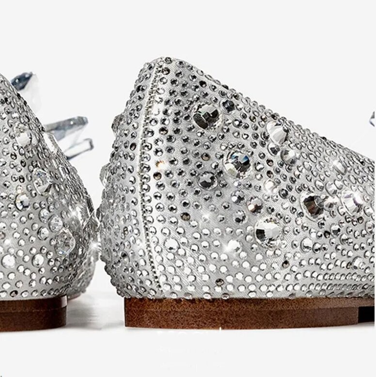 Swarovski Crystal Rhinestone Cinderella Bling Wedding Shoes