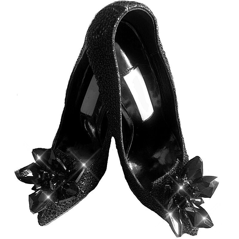 Swarovski Crystal Rhinestone Cinderella Bling Wedding Shoes