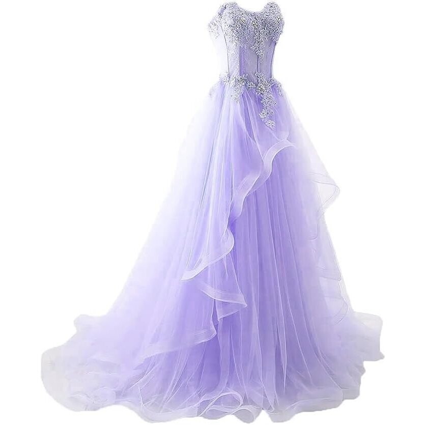 Cinderella Light Blue Prom Gown Bling Crystal Rhinestone Quinceañera Prom Dress