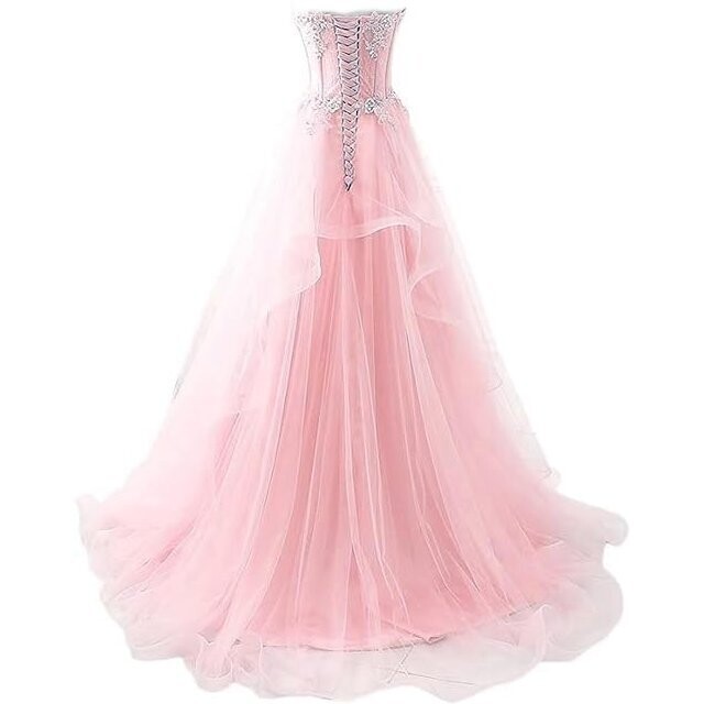Cinderella Light Blue Prom Gown Bling Crystal Rhinestone Quinceañera Prom Dress