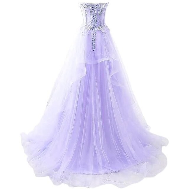 Cinderella Light Blue Prom Gown Bling Crystal Rhinestone Quinceañera Prom Dress