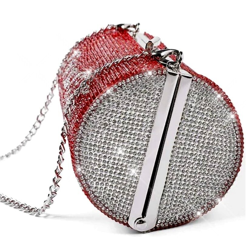 Swarovski Crystal Rhinestone Bling Coca Cola Purse Shoulder Bag
