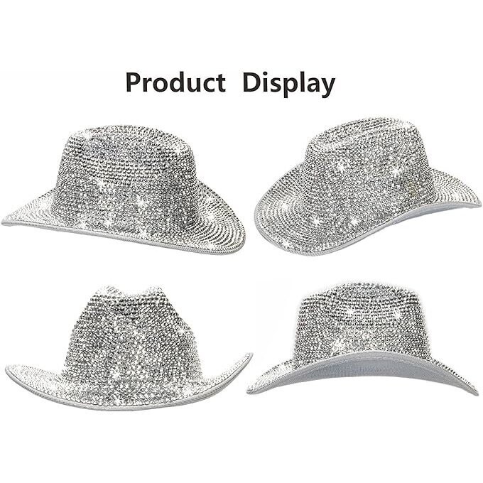 Swarovski Crystal Rhinestone Bling Cowboy Hats