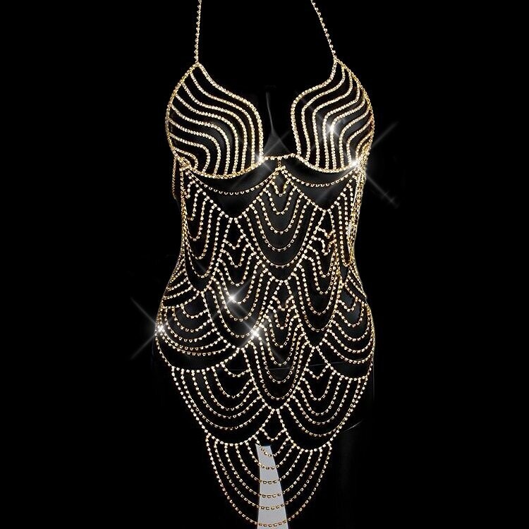 Swarovski Crystal Rhinestone Bling Dress: Shelby