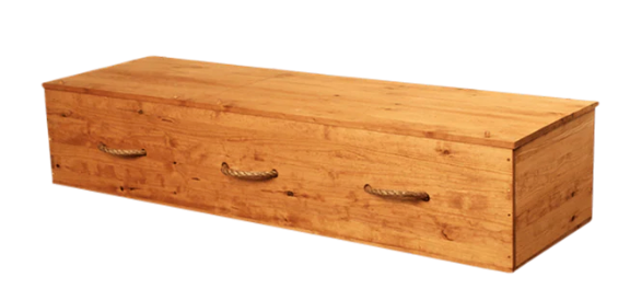 Pine Box 2 Wood Casket - Exquisite Caskets