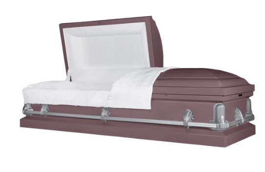 Harrington Series Orchid Steel Casket - Exquisite Caskets