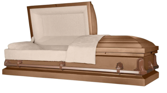 Harrington Series Copper Steel Casket - Exquisite Caskets