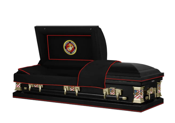 Veteran Exclusive (MARINE) Military Casket - Exquisite Caskets