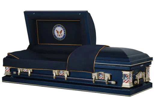 Veteran Exclusive (NAVY) Military Casket - Exquisite Caskets