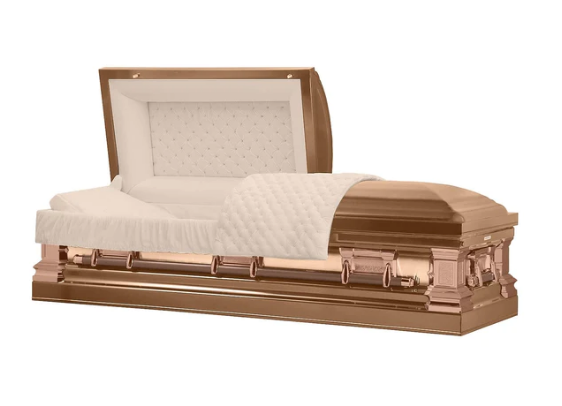 Exquisite Series Copper Stainless Steel Casket - Exquisite Caskets